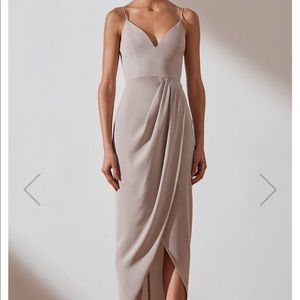 Shona Joy cocktail dress in color Oyster